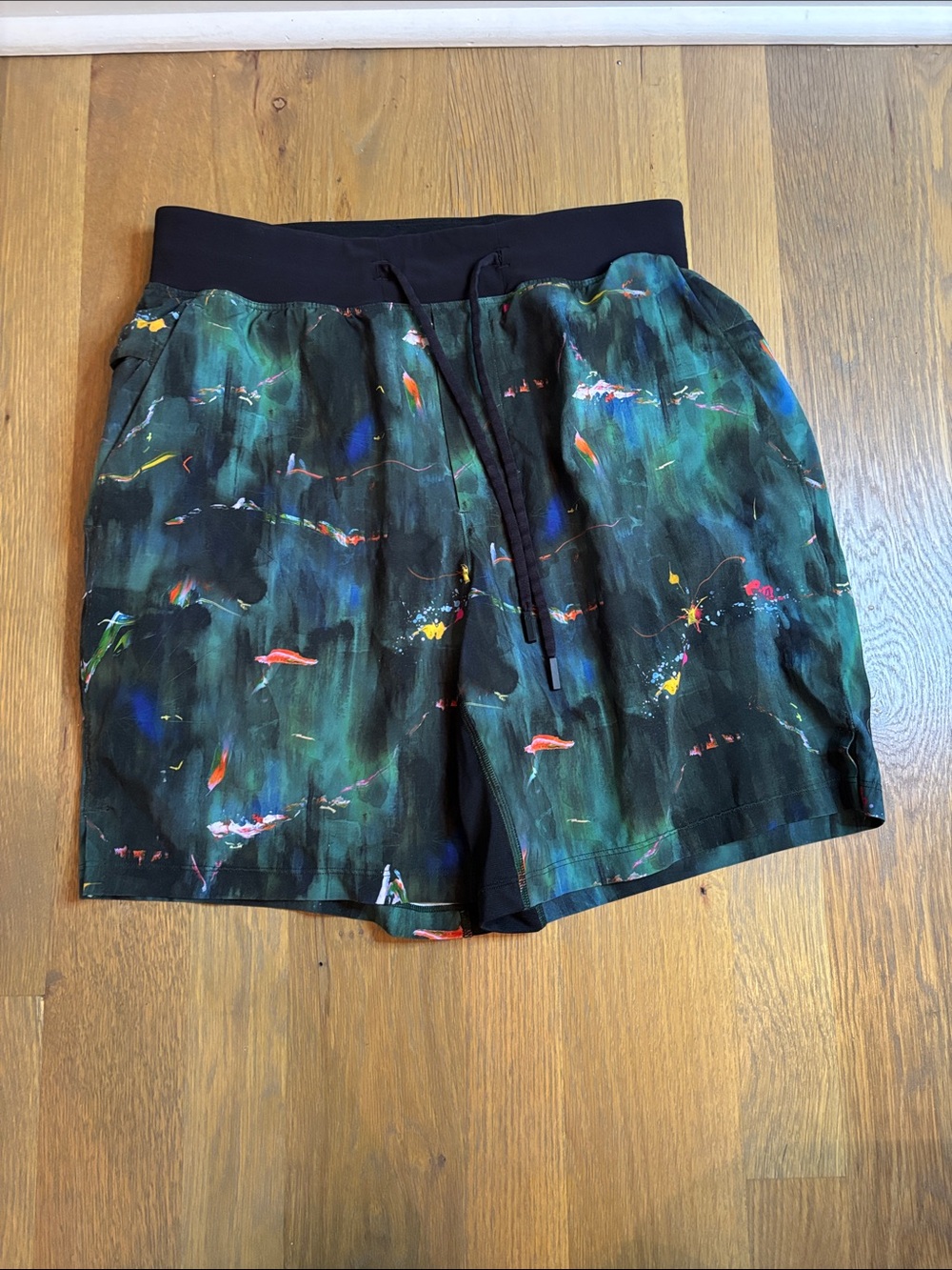 Lululemon T.H.E. Short in the "Paint Spark Multi"